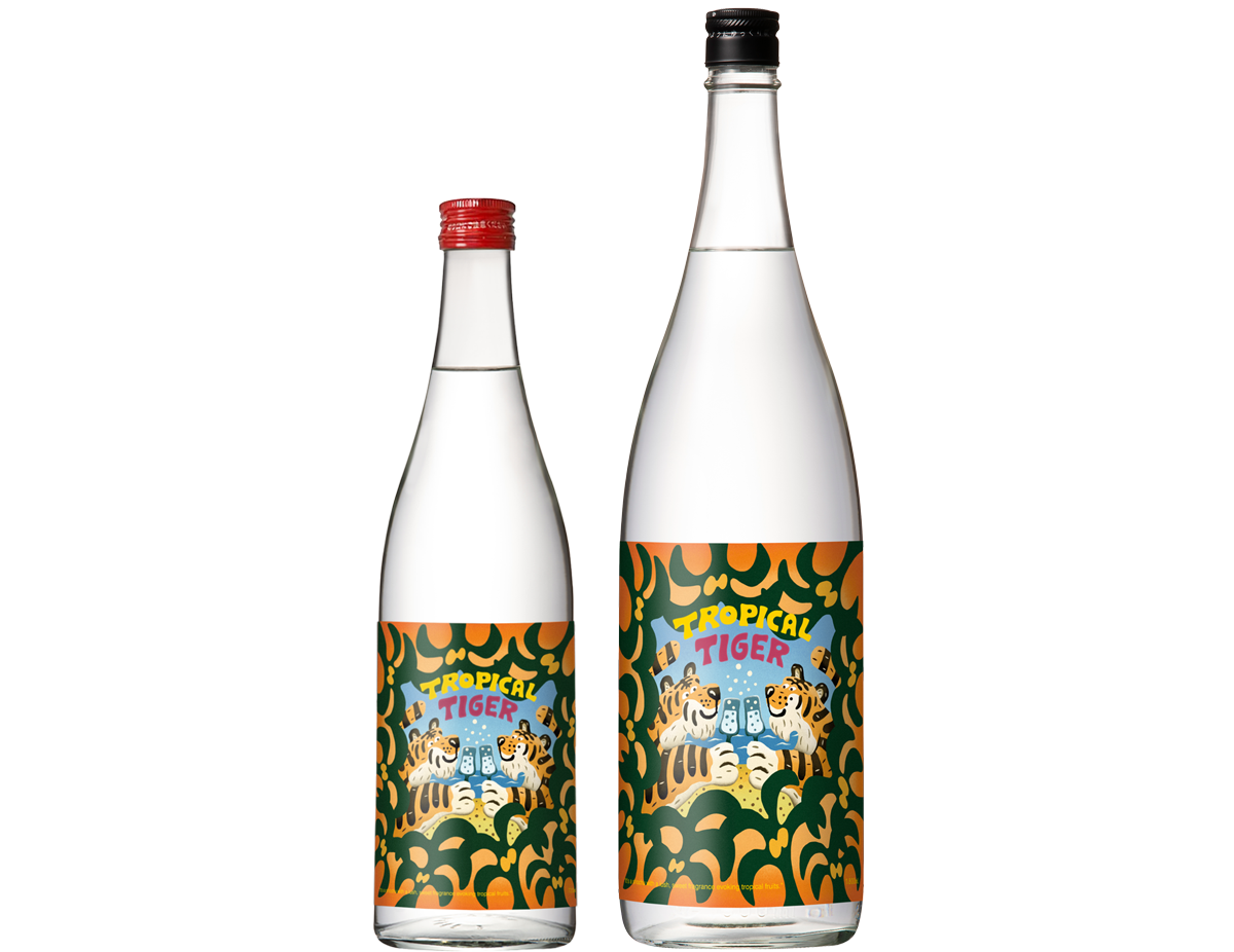 TROPICAL TIGER・1800ml 1200ml 焼酎ボトル